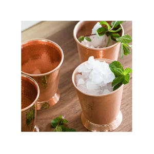 Mejor diseño de alta calidad puro acero inoxidable cobre Julep Cup vendedor caliente Mojito Julep Cups para pedidos a granel exportador indio - Product Image 6