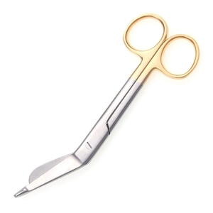 Tijeras de vendaje de calidad superior, tijeras de corte de vendaje TC con cuchillas curvas para cortar vendaje Medify International - Product Image 1