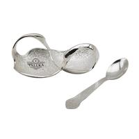 Bol décoratif en laiton plaqué argent, 1 cuillère, 1 bol en laiton, désodorisant pour la bouche, vente en gros, 50 pièces