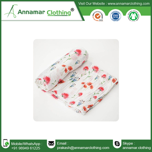 100% customized organic muslin gauze <b>swaddle</b> <b>blanket</b> 47*47 inches custom size <b>swaddle</b> wrap for unisex baby - Product Image 4