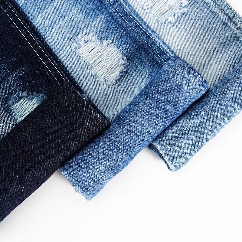 W-G2092 reines 100% Baumwolle rohes Denim gewebe recyceltes Denim gewebe Porzellan gewebe Denim