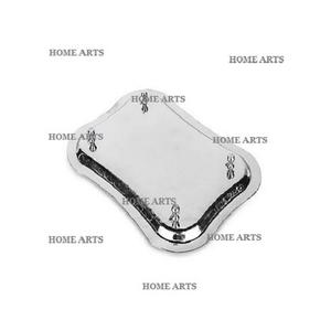 Hammered Stainless Steel Dessert Tray Superior Quality Customized Size And Shape <b>Chocolates</b> Tray At Low Price - Product Image 5