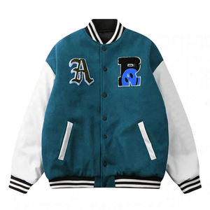 Unisex High Quality Letterman Varsity Jacket Latest Fashionable Style Custom Logo Size Long Chenille Embroidery New Condition - Product Image 1