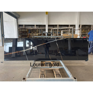 Couleur noire brillante or lourd plus forte demande nouveau modèle 800x3000mm carreaux de porcelaine grande plaque pour le hall de l'hôtel. - Product Image 1