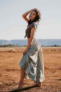 กางเกงลำลองสตรีลายดอกไม้,กางเกงพลาซโซพิมพ์ลายดอกไม้ขากว้างสวมใส่สบายทรงหลวมสำหรับรีสอร์ท - Product Image 5