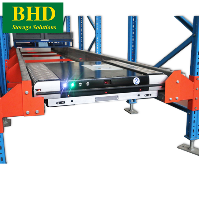 Warehouse Storage Radio Shuttle Rack System Storage Shelves Easy Install CE/ISO Certified Corrosion Protected 500-5000kg