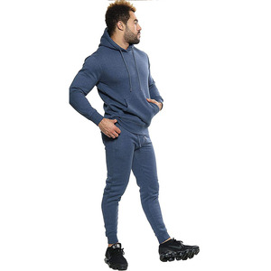 Wholesale Men's Plain Hoodies & Sweatshirts With Matching Trouser Pants Tracksuit Sets - Product Image 3