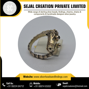 Anillos Tribales de Plata de Ley 925 Impresionantes al por Mayor, Joyería de Moda con Engaste de Barra para Bodas y Aniversarios - Product Image 2