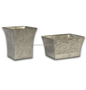 LOT DE 2 HAUTE QUALITÉ FER JARDINIÈRE EN MÉTAL AVEC POIGNÉE CONCEPTION NOUVELLE ARRIVÉE MEILLEUR VENTE PLANTEUR JARDIN USAGE DOMESTIQUE - Product Image 6