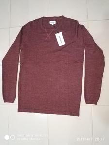 Lot de stock du Bangladesh, pulls à col rond en coton 100% pour hommes, marques originales, manches longues, vêtements d'automne, anti-froissement - Product Image 3