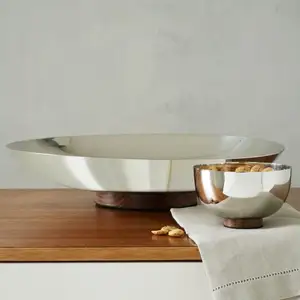 Serveware Organic Collection high quality Aluminum Hammered Bowl