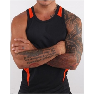 Débardeur de sport pour hommes, haut à coupe ample, pour la musculation et l'entraînement, séchage rapide, nouveau, 2020 - Product Image 6