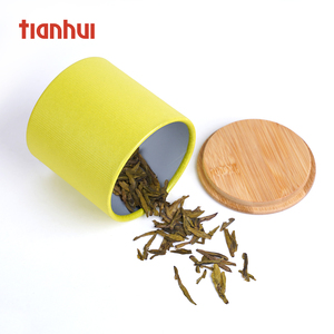 Tubo Kraft liso a prueba de olores, juego de bambú para té floreciente, tubo de papel de Chocolate circular - Product Image 5