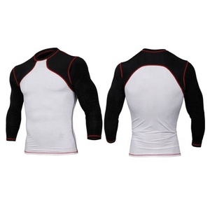 Couche de base de compression personnalisée pour hommes Maillot de compression Tops de compression Maillot de course à manches longues - Product Image 1