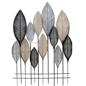 แฮนด์เมดใบโลหะผนังศิลปะตกแต่งบ้าน - Product Image 3