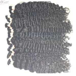 Необработанные индийские волосы непосредственно из Индии, натуральные накладные вьющиеся волосы, недорогие натуральные человеческие волосы без повреждений
