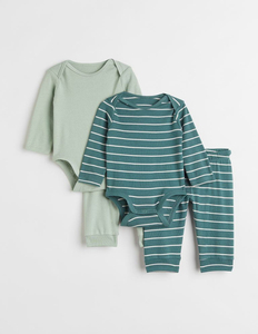 Hot Designs Infant & Baby BodySuits con logotipo personalizado Monos de algodón de alta calidad con pantalones Última llegada - Product Image 1