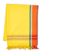Serviette Kikoy 100% coton rayée avec motif éponge, nouveau design magnifique. Fournisseur de serviettes Kikoy 100% bio en Inde.
