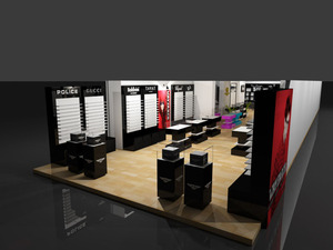 من المألوف تصميم متجر البصرية نمط خاص واحدة عرض منتجات متجر البصرية مخصص الأثاث - Product Image 6