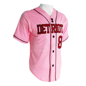 2020 Jersey de béisbol personalizado al por mayor ropa deportiva mejor calidad sublimado uniforme Softball camisa en blanco - Product Image 5