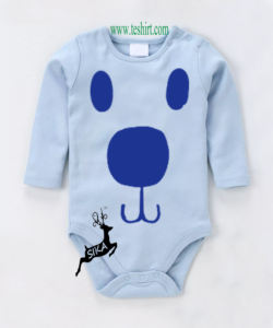 Mameluco para Bebé, Algodón Suave y Transpirable, Ecológico, Mameluco de Diseño para Bebé, Mameluco Rojo de Navidad con Diseño de Papá Noel para Niños - Product Image 2