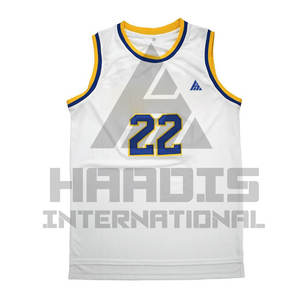 Venta al por mayor nuevas camisetas de baloncesto del equipo en blanco para la impresión de diseño de su propio uniforme de baloncesto - Product Image 2
