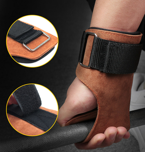 Levantamiento de pesas para hombre y mujer, accesorio de cuero para gimnasio, fitness, levantamiento de pesas, agarre de mano, personalizado, powerlifting - Product Image 6