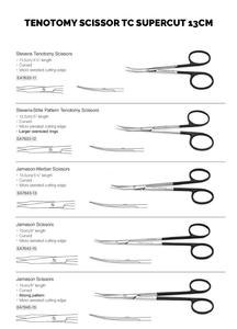 กรรไกรสตีเวนส์ Tenotomy ตรง12.5ซม - Product Image 6