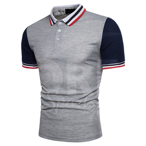 Toda la venta precio de fábrica nuevos hombres personalizados ropa de calle atlética diseño de retazos polos - Product Image 2