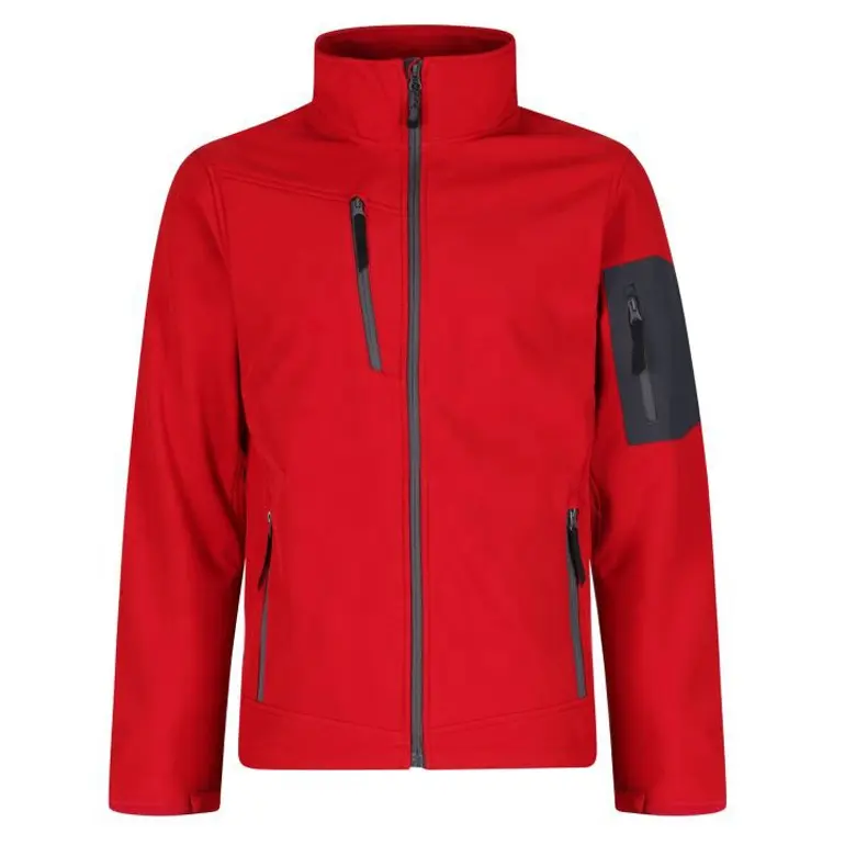Hot Sales Custom Men Sports Softshell Jackets Grey Outdoor Camping Coats Thermal Waterproof Windbreaker Jacket With Hood