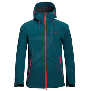 แจ็กเก็ตฤดูหนาวนิ่มมีฮู้ดสำหรับผู้ชาย/ผู้หญิง, ตัวปิดซิปเป็นมิตรกับสิ่งแวดล้อมกันน้ำกันลมซักได้สำหรับเล่นกีฬาลำลอง - Product Image 1