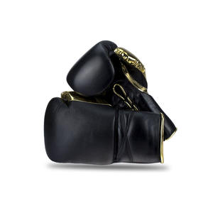 Guantes de boxeo de cuero/cuero PU con logotipo personalizado, venta al por mayor - Product Image 4