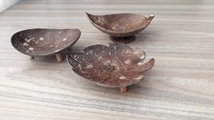 Porte-savon en coquille de noix de coco de haute qualité, origine Vietnam, artisanat naturel de haute qualité, plateaux à savon - Product Image 6