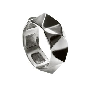 Rond de serviette élégant en métal fait à la main avec nickelage forme personnalisée en gros anneaux de serviette fantaisie - Product Image 6