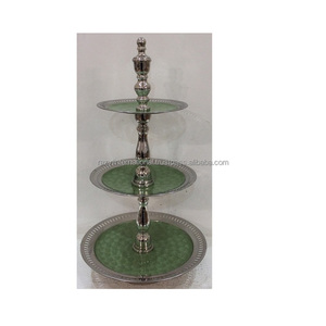 Soporte Redondo de Acero Inoxidable Ecológico de 3 Niveles para Pasteles - Apto para Lavavajillas para Fiestas de Cumpleaños - Herramientas para Pasteles - Product Image 1