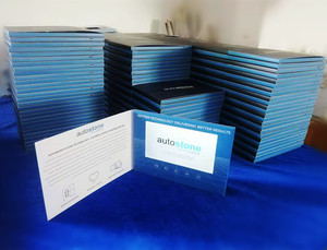 โฆษณาธุรกิจของขวัญโบรชัวร์วิดีโอออกแบบที่กำหนดเองสำหรับตัวแทนจำหน่าย<span class=keywords><strong>รถ</strong></span>ยนต์และผู้ขายอุปกรณ์เสริมรถยนต์ - Product Image 6