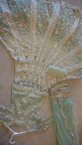 Elegant -Indian/Pakistani Stylish-<b>top</b> with lehenga dress Embellished in crystal glass beads stone work for Wedding-2020 - Product Image 4