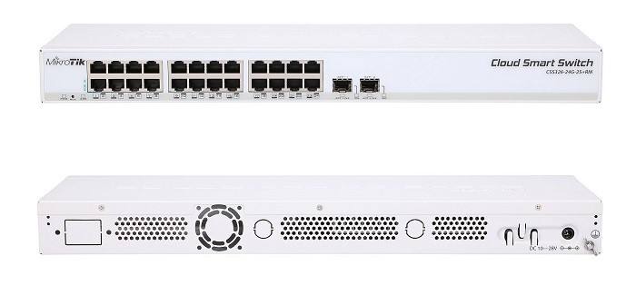 Mikrotik CSS326-24G-2S + RM - 10G Switch with POE Support