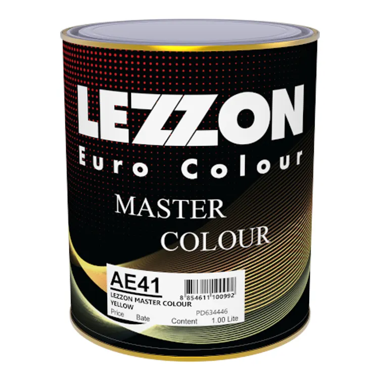 프리미엄 품질 도매 판매 자동차 Refinish 및 색칠 AE41 LEZZON 마스터 컬러 노란색 페인트 Tinter