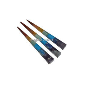 Siete Chakra de varita de piedra de curación varitas - Product Image 2