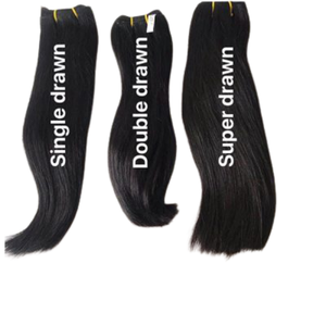 Vente en gros 2022 30 Pouces Double Type Trame Cheveux Raides Nouveau Design de Mode Chaud En 2021 cheveux vietnamiens bruts - Product Image 1