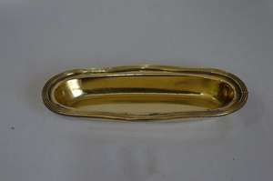 Plateau rond en laiton gaufré et nervuré de luxe moderne Hot Premium Vantage pour la maison et la cuisine Utilisation de Noël - Product Image 4