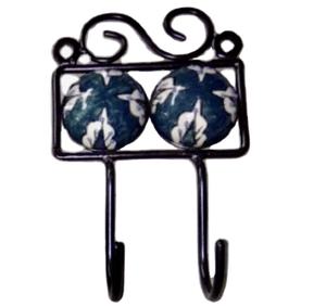 Bravo Rustic Poterie Mur Patère Carreaux de Céramique Design Élégant Intérieur Crochets et Rails - Product Image 1