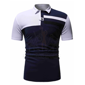 เสื้อยืดโปโลผ้าฝ้ายแขนสั้นสำหรับผู้ชาย,เสื้อลำลองสำหรับผู้ชายใส่ฤดูร้อน - Product Image 1