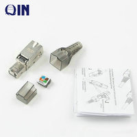 STP Cat.6A Cat7 RJ45 enchufe Modular Toolless computadora Internet LAN Cable RJ45 Toolless conector Modular