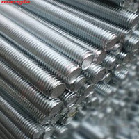 High Quality Stainless Steel Threaded Rods ISO Standard Galvanized M3 M4 M6 Plain Finish Building MANGLA DIN 975