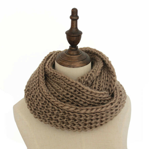 Fashion Warm New Custom Design 12 Colors Ribbed Crinkle <b>Hijab</b> Knitting Jacquard <b>Jersey</b> Cotton Scarf For Women - Product Image 3