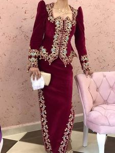 MODERN KARAKU CAFTAN DRESS EMBROIDERY OF DABKA, CRYSTAL GLASS BEADS,GLASS STONE WORK FOR PARTY-WEAR @ 2022 - Product Image 2