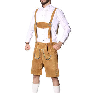 กางเกงขาสั้น Lederhosen,กางเกงขาสั้นสีฟ้าปรับแต่งได้กางเกงขาสั้นบาวาเรียพร้อมบริการ OEM กางเกงขาสั้นหนังเยอรมัน - Product Image 2