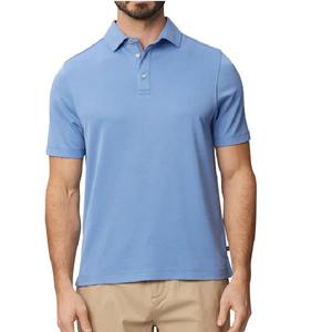 เสื้อเชิ้ตผู้ชายลายสก็อตถักนิตติ้ง ป้องกันริ้วรอย เป็นมิตรกับสิ่งแวดล้อม ขายดี คุณภาพสูง ผ้าฝ้าย 100% แขนสั้น คอปก สำหรับส่งออก - Product Image 1